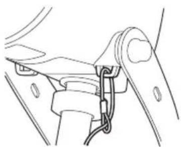 SONY SCAS30 - Attach the safety wire rope. - 1