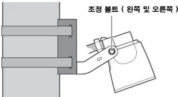조정 볼트 ( 원쪽 및 오른쪽 )