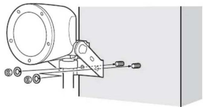 SONY SCAS30 - Fissare il diffusore alla parete. - 2