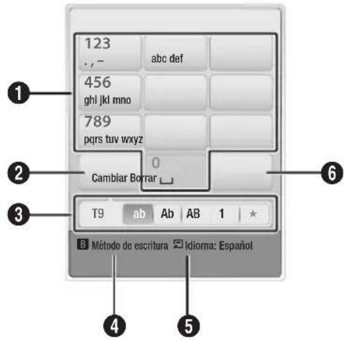 SAMSUNG BDD7500E - Uso del teclado - 1
