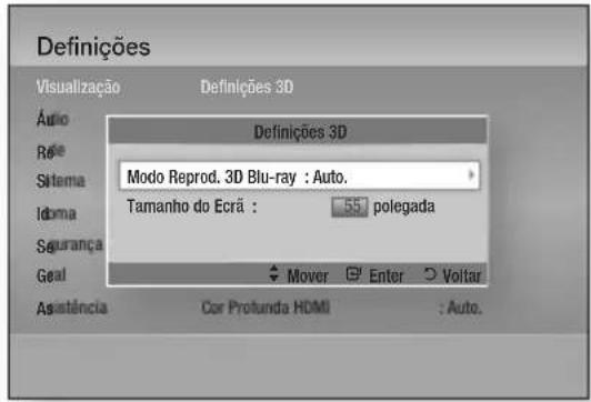 SAMSUNG BDD7500E - Definições 3D - 1