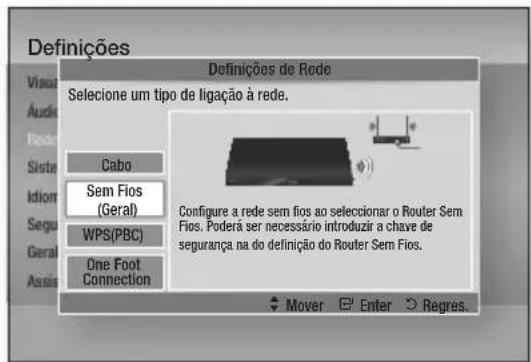 SAMSUNG BDD7500E - Configurar a Ligação de Rede Sem Fios - Auto. - 1