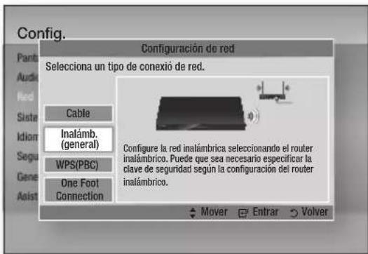 SAMSUNG BDD7500E - Configuración de la conexión de red inalámbrica - Autom. - 1