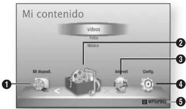 SAMSUNG BDD7500E - Acceso al menú Config. - 2