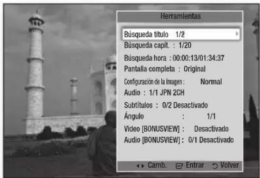SAMSUNG BDD7500E - Utilización del botón TOOLS - 2