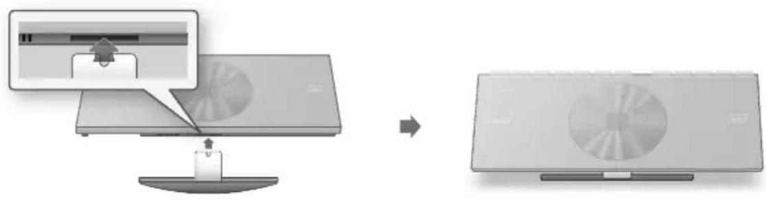 SAMSUNG BDD7500E - Caso 1: Instalação no suporte - 1