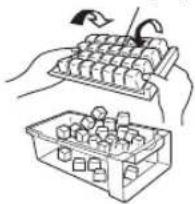 SHARP SJ300VBE - leteikumi ledus pagatavošanai - 1