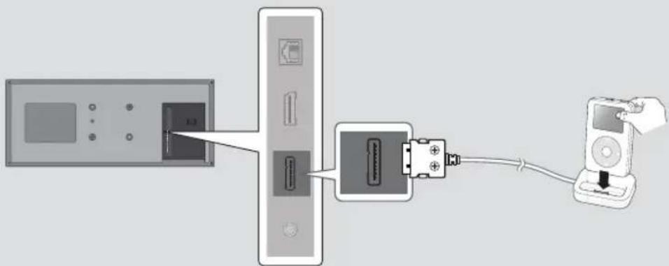 SAMSUNG HTES8209 - Utilisation d'un Dock - 1