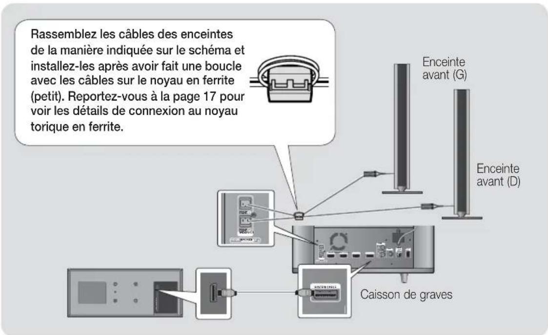 SAMSUNG HTES8209 - Branchements - 1