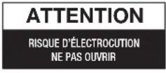 SAMSUNG HTES8209 - Avertissement - 2