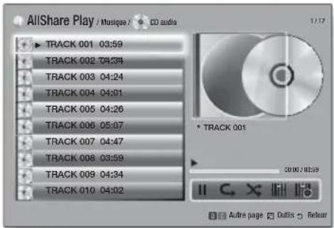 SAMSUNG HTES8209 - Lecture des disques audio du commerce - 1