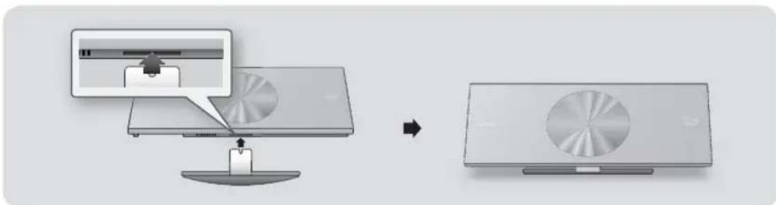 SAMSUNG HTES8209 - Cas 1 : Installation sur le pied - 1