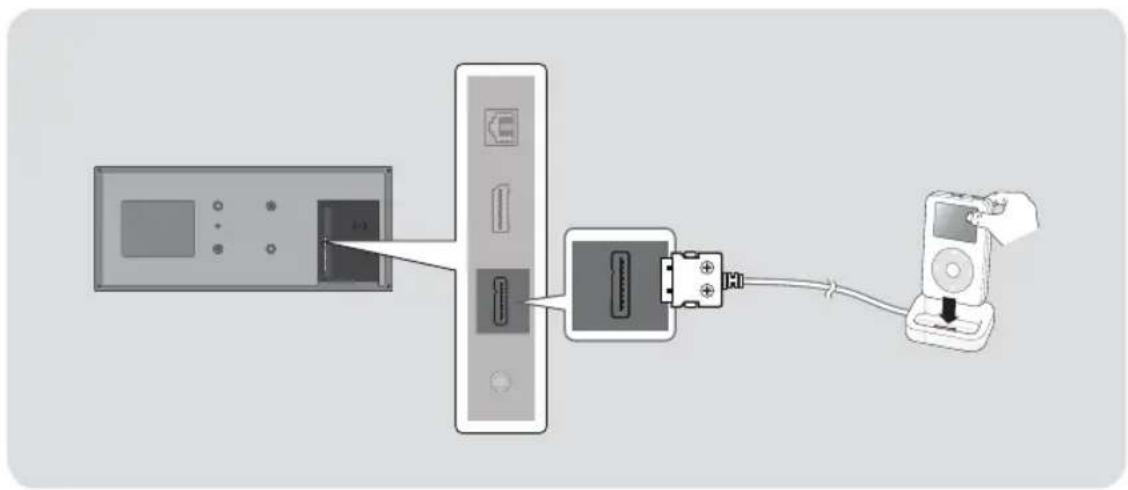 SAMSUNG HTES8209 - Mediante una basetta dock - 1