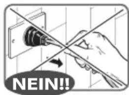 RGV Ausonia 190 - Bevor Sie das Gerät elektrisch anschliessen, stellen Sie sicher, dass die Spannung mit den Angaben auf dem Typenschild (siehe Seite 67) übereinstimmt. - 2