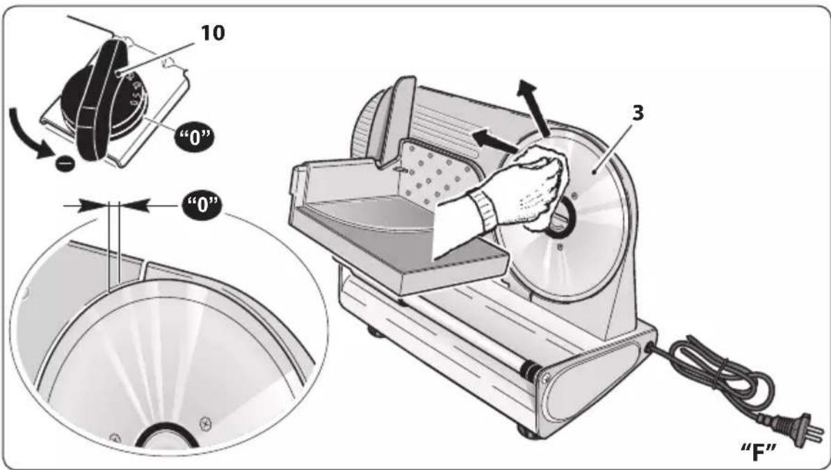RGV Ausonia 190 - >> Blade cleaning - 2