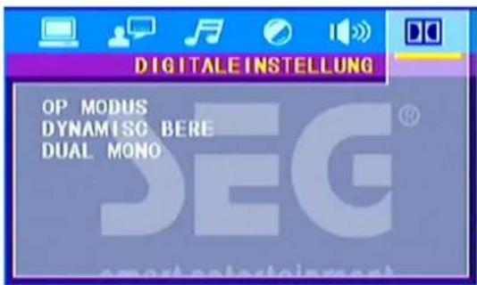 DIGITALE INSTELLUNG OP MODUS DYNAMISO BERE DUAL MONO SEG®