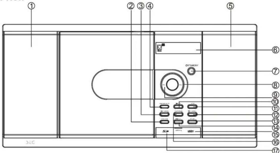 SEG MS 1131DVD - Front View - 1