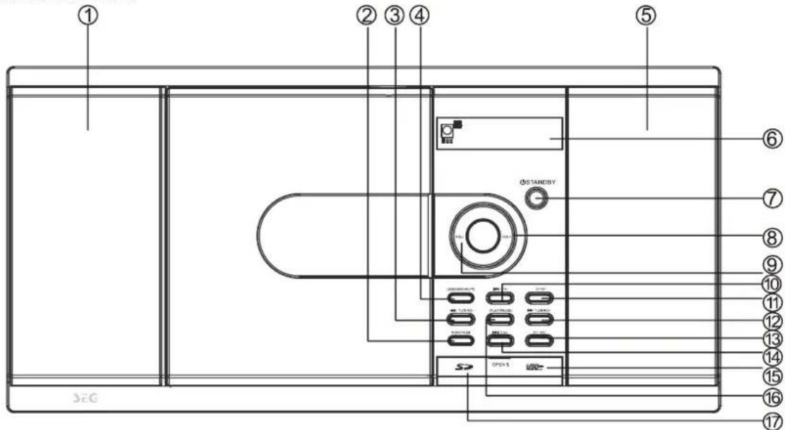 SEG MS 1131DVD - Veduta anteriore - 1