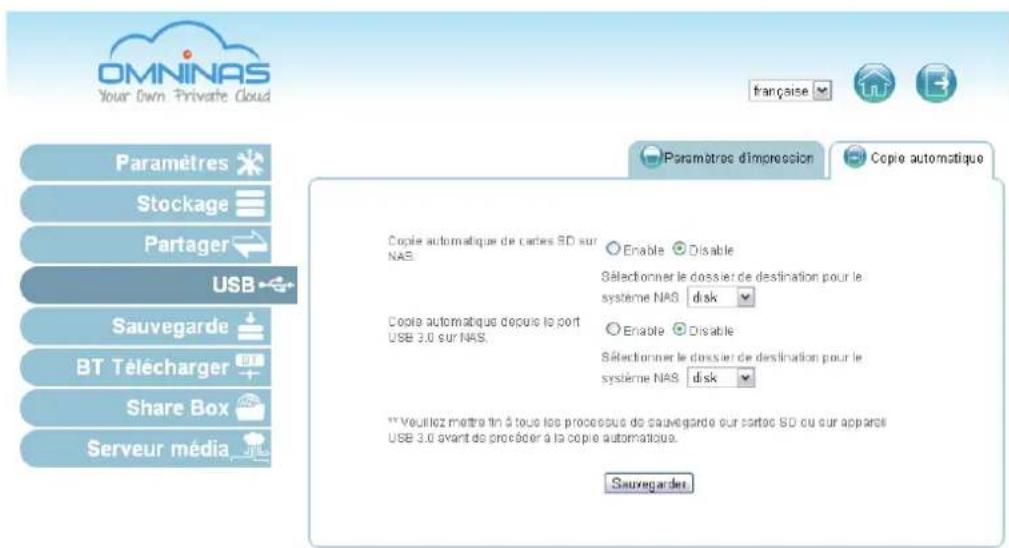 Shuttle KD20 - Menu partager - 3
