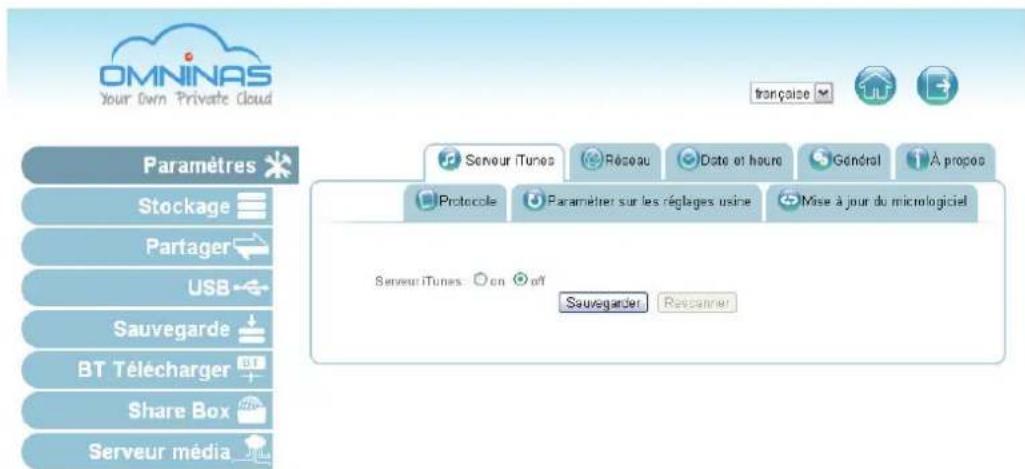 Shuttle KD20 - Serveur itunes - 1