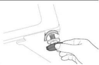 SAMSUNG WF1702NHW - Ajuster les pieds régiables - 2