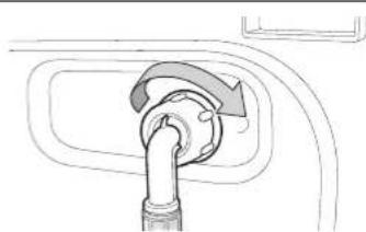 SAMSUNG WF1702NHW - Connecting the water supply hose (selected models) - 5