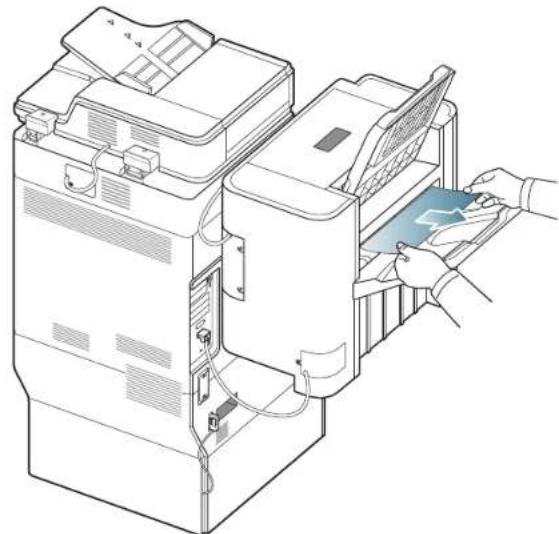 SAMSUNG SCX8230NA - Bourrage papier à la sortie du finisseur durant l'éjection vers le bac principal - 5