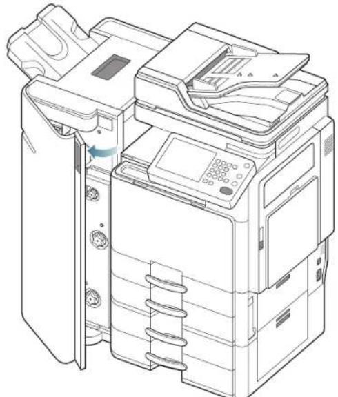 SAMSUNG SCX8230NA - Bourrage papier à l'intérieur du mécanisme de livret (finisseur de livret 3 250 feuilles uniquement) - 2