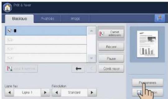 Print & fixer Basicque Avanceles Image Carrot Admissions Recent Pause Comb raccr Uigne fax P résolution Uigne 1 Standard Programmes Proc