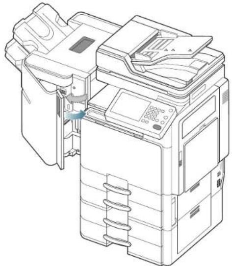 SAMSUNG SCX8230NA - Bourrage papier à l'entrée du finisseur - 4