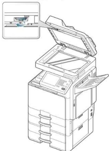 SAMSUNG SCX8230NA - Bourrage du papier d'origine dans la zone de sortie recto/verso du scanner - 6
