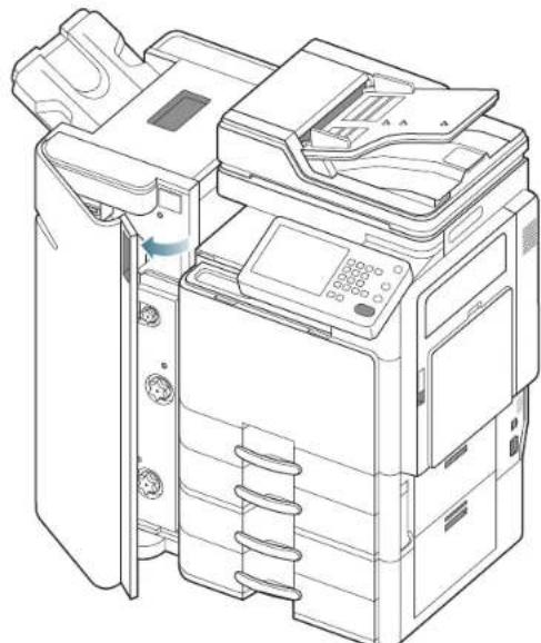 SAMSUNG SCX8230NA - Bourrage papier après le pliage de livret (finisseur de livret 3 250 feuilles uniquement) - 2