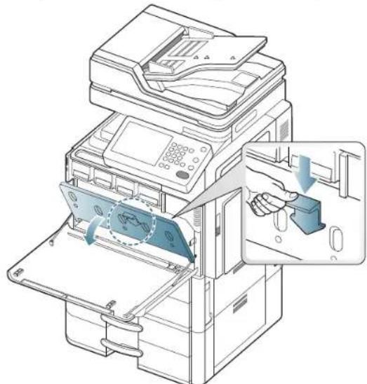 SAMSUNG SCX8230NA - Nettoyage du bâtonnet pour la poussière de papier et des chargeurs des unités d'imagerie - 4