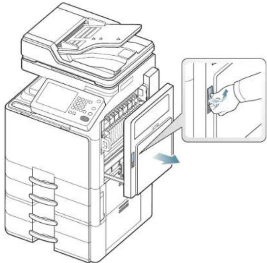 SAMSUNG SCX8230NA - Bourrage papier en haut du trajet recto/verso (bourrage de retour recto/verso) - 3