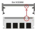 Shuttle XS 3501BA V3 - Installation de la mémoire vive - 1