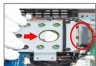 Shuttle XS 3501BA V3 - Installation de la mémoire vive - 9