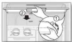 SAMSUNG RZ90HAWW - Porte de la clayette supérieure - 1