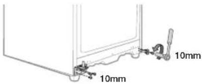 SAMSUNG RZ90HAWW - INVERSION DU SENS D'OUVERTURE DE LA PORTE DU CONGÉLATEUR - 10