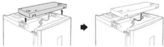 SAMSUNG RZ90HAWW - INVERSION DU SENS D'OUVERTURE DE LA PORTE DU CONGÉLATEUR - 4