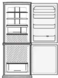 SHARP SJWS320TBK - Strāvas paterins šim modelim tika mīrits atbilstosi starptautiskajiem ledusskapju sniegums standartiem. - 2