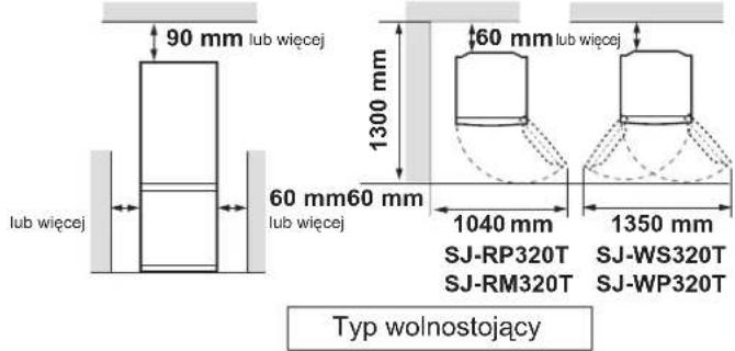SHARP SJWS320TBK - OSTRZEZENIE - 1