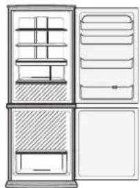 SHARP SJWS320TBK - Množstvo spotreby elektrickej energia tohto modelu sa meria na základe medzinárodnych štandardov vykonosti chladniciek. - 2
