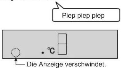 SHARP SJWS320TBK - Abbrechen des Betriebs - 1