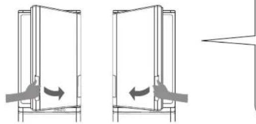 SHARP SJWS320TBK - PUERTA DE APERTURA DUAL (Sólo para los modelos SJ-WS320T, SJ-WP320T) - 2