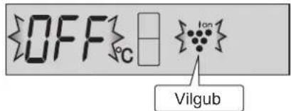 SHARP SJWS320TBK - Vajutage valikunupule ja valige „Plasmacluster“ ikoon. - 1