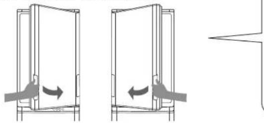SHARP SJWS320TBK - DUAL SWING DOOR (Only for SJ-WS320T, SJ-WP320T) - 1