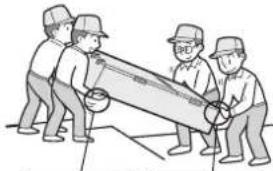 SHARP SJWS320TBK - Transportimisel - 2