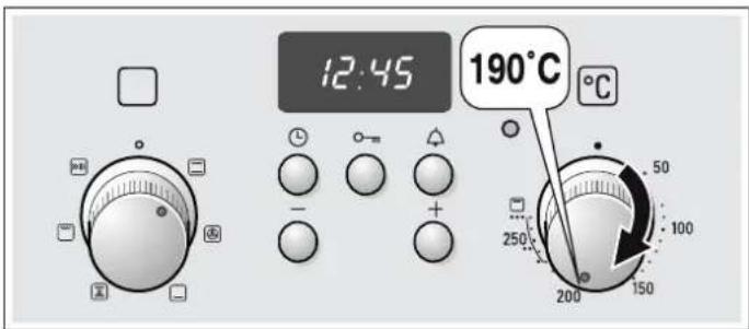 SIEMENS HB331E0 - Types of heating and temperature - 2
