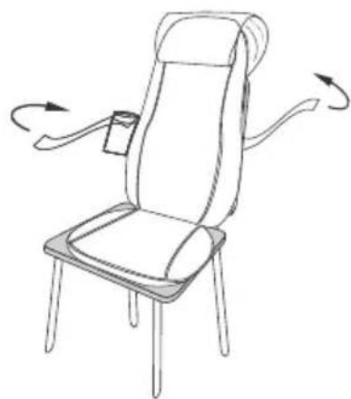 SOEHNLE Chill & Go XL - Bevestiging van het massagekussen - 1