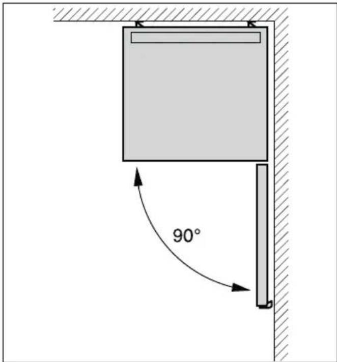 SIEMENS GS36NBW30 - Расстояние от стенки - 1